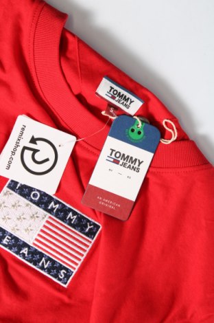 Damen T-Shirt Tommy Jeans, Größe S, Farbe Rot, Preis € 21,83