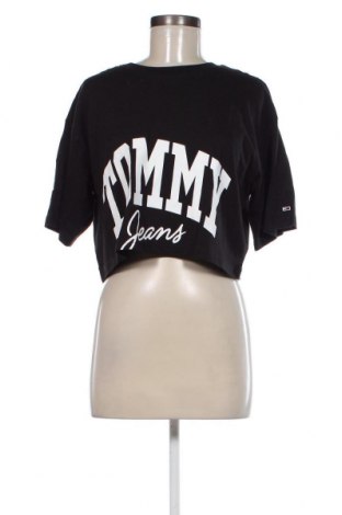 Damen T-Shirt Tommy Jeans, Größe M, Farbe Schwarz, Preis 39,69 €