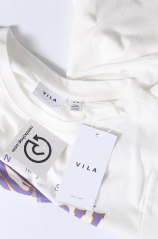 Damen T-Shirt VILA, Größe M, Farbe Weiß, Preis 15,98 €