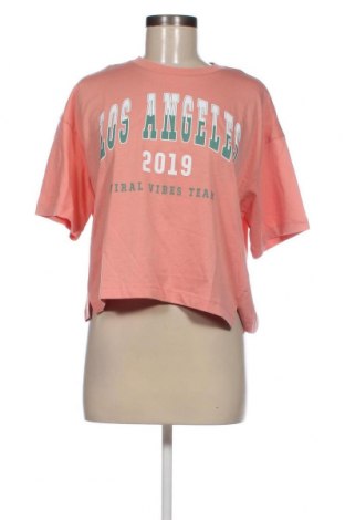 Γυναικείο t-shirt Viral Vibes, Μέγεθος M, Χρώμα Ρόζ , Τιμή 10,21 €