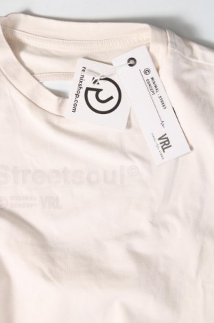 Γυναικείο t-shirt Viral Vibes, Μέγεθος S, Χρώμα Εκρού, Τιμή 10,21 €