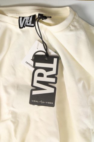 Γυναικείο t-shirt Viral Vibes, Μέγεθος L, Χρώμα Εκρού, Τιμή 9,28 €
