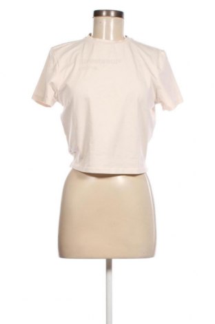 Damen T-Shirt Viral Vibes, Größe L, Farbe Ecru, Preis 8,79 €