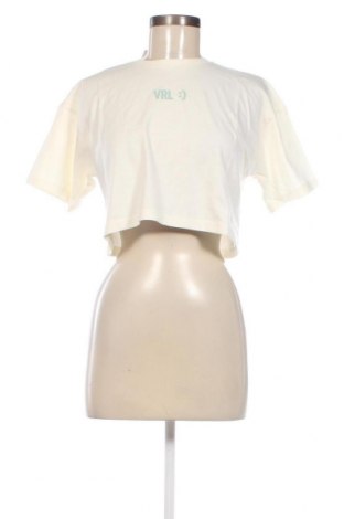 Γυναικείο t-shirt Viral Vibes, Μέγεθος XS, Χρώμα Εκρού, Τιμή 9,28 €