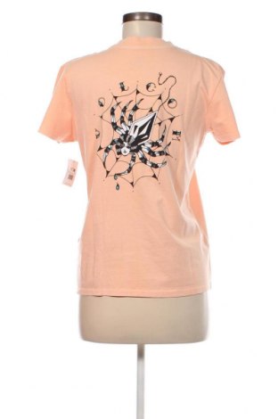 Γυναικείο t-shirt Volcom, Μέγεθος S, Χρώμα Πορτοκαλί, Τιμή 31,96 €