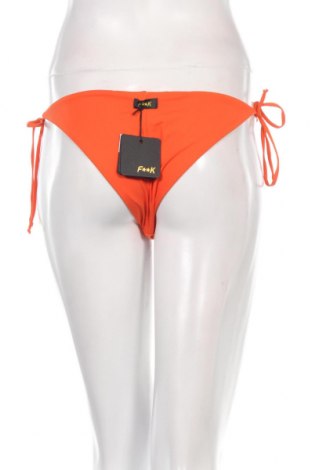 Damen-Badeanzug F**k, Größe XL, Farbe Orange, Preis 21,05 €