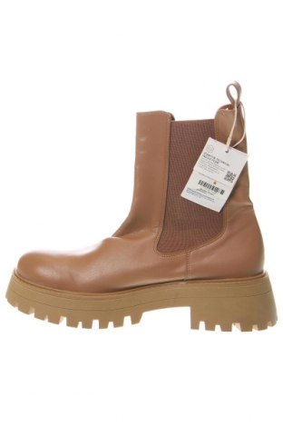 Damen Stiefeletten Pull&Bear, Größe 40, Farbe Braun, Preis € 34,99