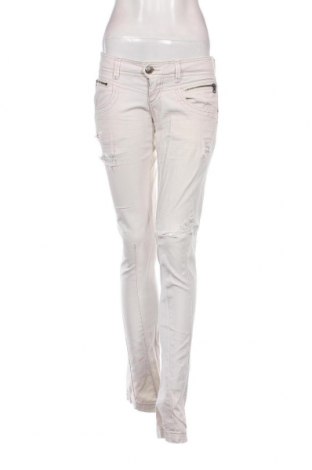 Damen Jeans, Größe M, Farbe Ecru, Preis 8,90 €