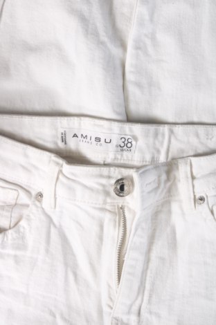 Дамски дънки Amisu, Размер M, Цвят Бял, Цена 14,50 лв.