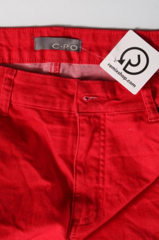 Γυναικείο Τζίν C.Ro, Μέγεθος XL, Χρώμα Κόκκινο, Τιμή 13,95 €