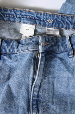 Damskie jeansy H&M x Brock Collection, Rozmiar XXL, Kolor Niebieski, Cena 69,57 zł