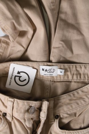 Dámske džínsy  NA-KD, Veľkosť S, Farba Béžová, Cena  10,46 €