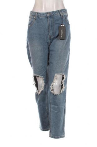 Γυναικείο Τζίν Pretty Little Thing, Μέγεθος XL, Χρώμα Μπλέ, Τιμή 13,41 €