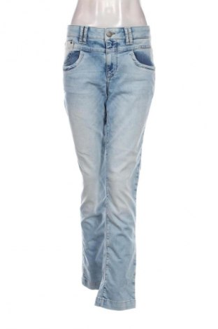 Дамски дънки Pulz Jeans, Размер M, Цвят Син, Цена 22,55 лв.