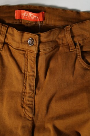 Damen Jeans Sensational, Größe L, Farbe Orange, Preis 11,10 €