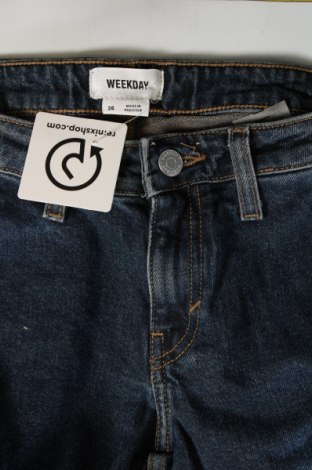 Dámske džínsy  Weekday, Veľkosť S, Farba Modrá, Cena  11,63 €