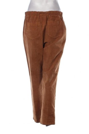 Pantaloni de velvet de femei, Mărime L, Culoare Maro, Preț 42,93 Lei