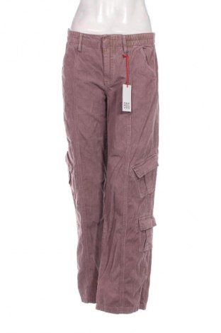 Pantaloni de velvet de femei BDG, Mărime M, Culoare Mov, Preț 152,96 Lei