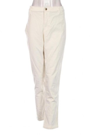 Γυναικείο κοτλέ παντελόνι Bpc Bonprix Collection, Μέγεθος L, Χρώμα Λευκό, Τιμή 7,18 €