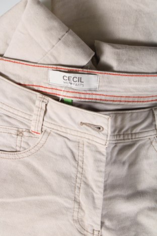 Дамски джинси Cecil, Размер M, Цвят Бежов, Цена 16,40 лв.