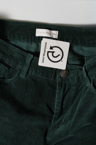 Pantaloni de velvet de femei Charles Vogele, Mărime M, Culoare Verde, Preț 44,89 Lei