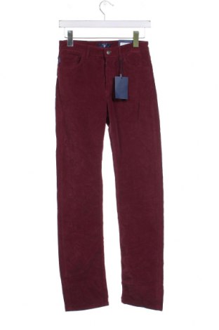 Pantaloni de velvet de femei Gant, Mărime M, Culoare Roșu, Preț 369,08 Lei