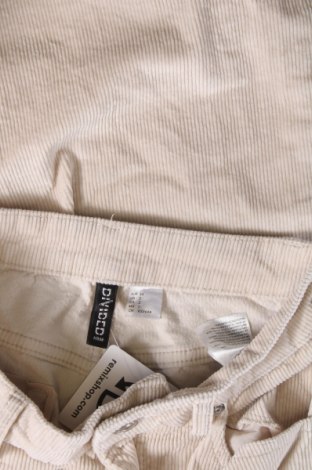 Γυναικείο κοτλέ παντελόνι H&M Divided, Μέγεθος XS, Χρώμα  Μπέζ, Τιμή 8,07 €