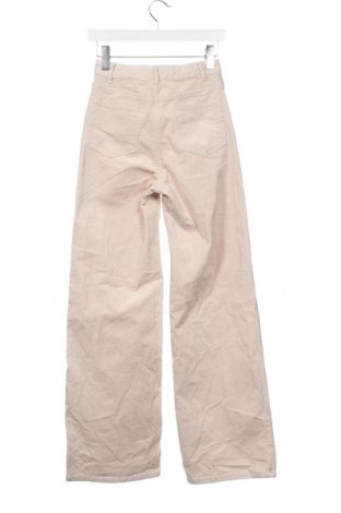 Γυναικείο κοτλέ παντελόνι H&M Divided, Μέγεθος XS, Χρώμα  Μπέζ, Τιμή 5,92 €
