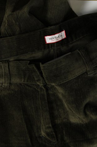 Pantaloni de velvet de femei Max&Co., Mărime L, Culoare Verde, Preț 209,87 Lei
