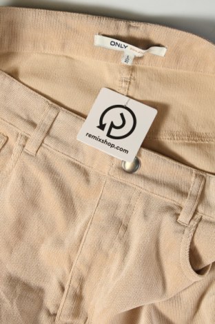 Γυναικείο κοτλέ παντελόνι Only-M., Μέγεθος L, Χρώμα  Μπέζ, Τιμή 8,97 €