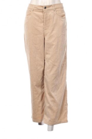 Γυναικείο κοτλέ παντελόνι Only-M., Μέγεθος L, Χρώμα  Μπέζ, Τιμή 8,97 €