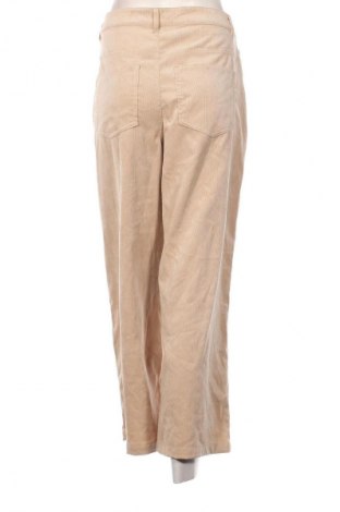 Pantaloni de velvet de femei Only-M., Mărime L, Culoare Bej, Preț 47,70 Lei