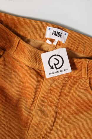 Pantaloni de velvet de femei Paige, Mărime XL, Culoare Portocaliu, Preț 157,90 Lei