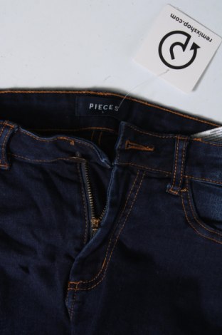 Γυναικείο κοτλέ παντελόνι Pieces, Μέγεθος L, Χρώμα Μπλέ, Τιμή 8,35 €