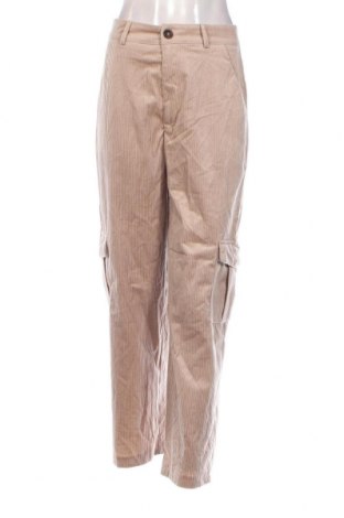 Γυναικείο κοτλέ παντελόνι SHEIN, Μέγεθος M, Χρώμα  Μπέζ, Τιμή 8,07 €