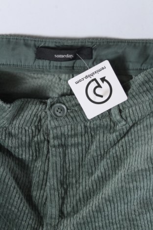 Pantaloni de velvet de femei Someday., Mărime M, Culoare Verde, Preț 60,69 Lei
