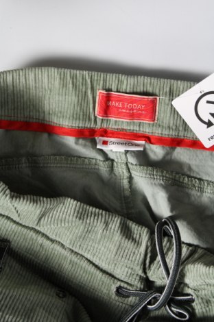 Pantaloni de velvet de femei Street One, Mărime XL, Culoare Verde, Preț 67,44 Lei