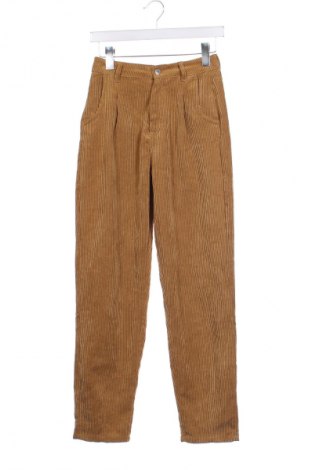 Pantaloni de velvet de femei Tally Weijl, Mărime XS, Culoare Maro, Preț 42,93 Lei