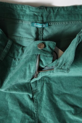 Pantaloni de velvet de femei Tranquillo, Mărime M, Culoare Verde, Preț 46,06 Lei