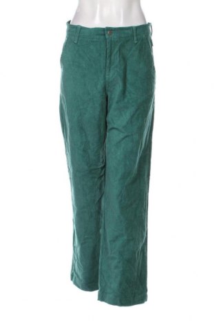 Pantaloni de velvet de femei Tranquillo, Mărime M, Culoare Verde, Preț 92,11 Lei
