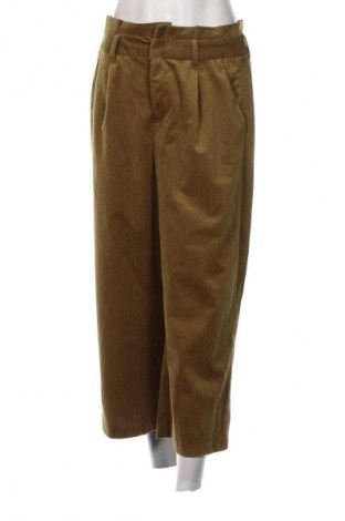 Pantaloni de velvet de femei Vero Moda, Mărime M, Culoare Verde, Preț 35,53 Lei