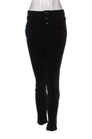 Γυναικείο κοτλέ παντελόνι Yessica, Μέγεθος M, Χρώμα Μαύρο, Τιμή 5,92 €