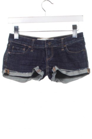 Дамски къс панталон Abercrombie & Fitch, Размер XXS, Цвят Син, Цена 29,25 лв.