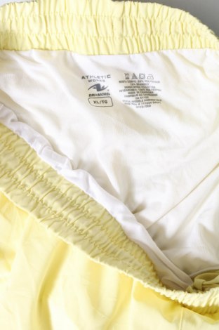 Γυναικείο κοντό παντελόνι Athletic Works, Μέγεθος XL, Χρώμα Κίτρινο, Τιμή 3,64 €
