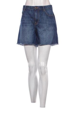 Pantaloni scurți de femei Bershka, Mărime XL, Culoare Albastru, Preț 49,87 Lei