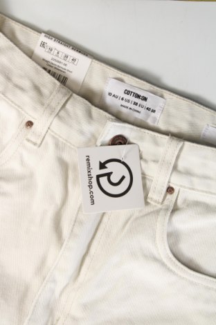 Дамски къс панталон Cotton On, Размер M, Цвят Екрю, Цена 13,95 лв.