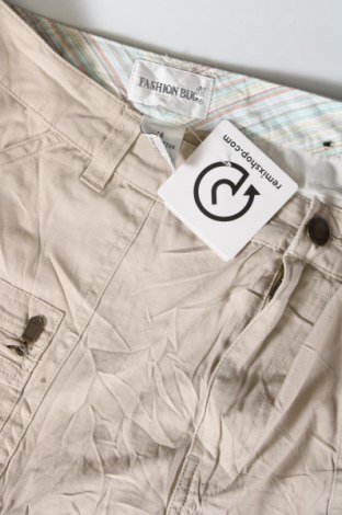 Γυναικείο κοντό παντελόνι Fashion Bug, Μέγεθος XL, Χρώμα  Μπέζ, Τιμή 6,35 €