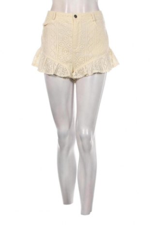 Дамски къс панталон Fashion nova, Размер XL, Цвят Екрю, Цена 18,58 лв.