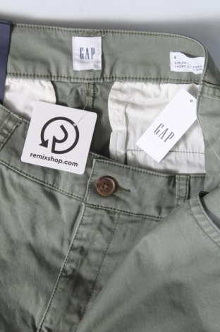 Дамски къс панталон Gap, Размер M, Цвят Зелен, Цена 27,90 лв.