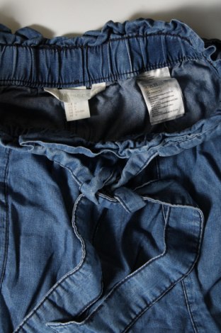 Дамски къс панталон H&M Conscious Collection, Размер S, Цвят Син, Цена 11,40 лв.